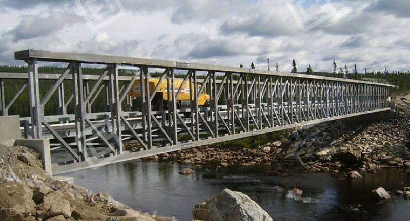 Delta Type Steel Truss Modular Bailey Bridges