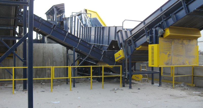 Steel Works for Waste Recycling Center Station 50 TMPH | Bulk Handling Process