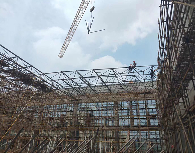 Hangzhou Resort Truss Space Frame Processing Factory Installation