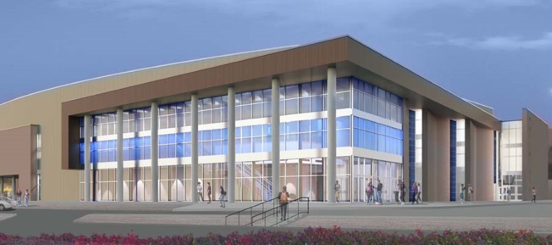 High School Sports Venue Exterior