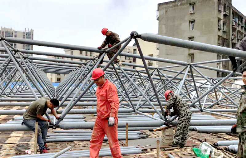 Zhoushan Swimming Pool Space Frame Steel Structure