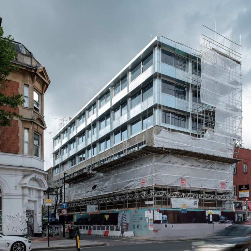 Three New Steel Floors Added On Existing Concrete Structures  | Old Building Extension Converting