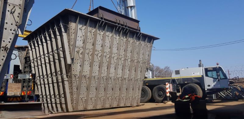 Mine Silo Chutes and Plate Girders | Matla Mine Relocation,South Africa | ZHM,China Manufacturer Factory Supplier