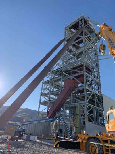 Steel Chutes,Shaft Headframes, Collar Houses, Bin Houses & Structural Steel |Gold Mines,USA