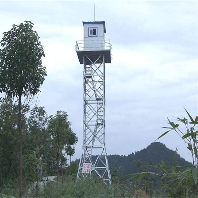 Angle Lattice Steel Watch Towers For Man Made Observation | Lookout Towers | ZHM Huawu Steel,China