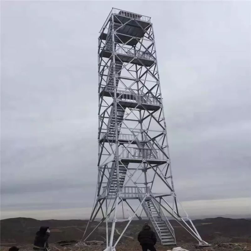 Angle Lattice Steel Watch Towers For Man Made Observation | Lookout Towers