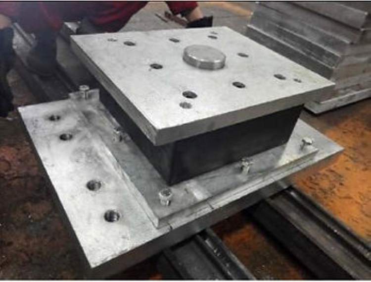 Oro Bridge Girder Frame works: Bearing Pads 