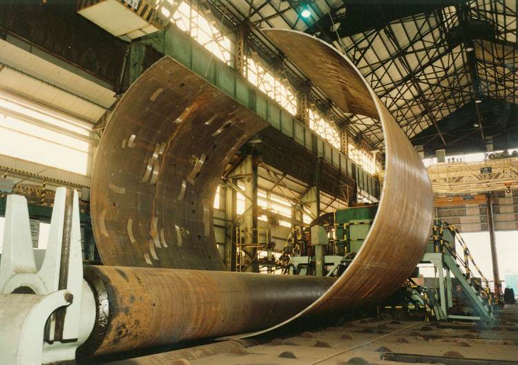 Heavy Steel Structure for Japan Mitsubishi Forming Press Workshop 
