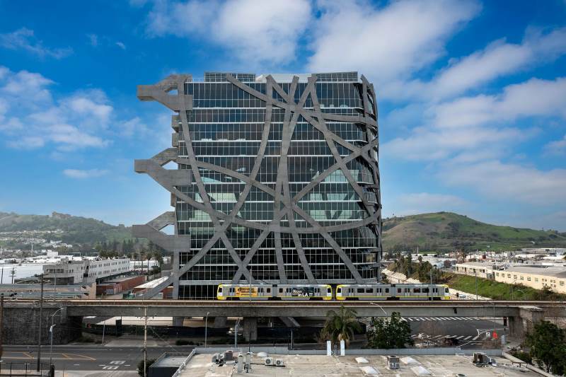 17-story Office Building Steel Structures | (W)rapper Tower LOS ANGELES, CALIFORNIA