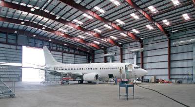 Commercial Aviation Hangars | Maintenance Hangar Building with Bi-Parting Sliding Doors | ZHM,China Manufacturer Factory Supplier