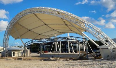 PTFE Tensile Membrane Amphitheater | Pavilion Truss Steel Structures | ZHM,China Manufacturer Factory Supplier