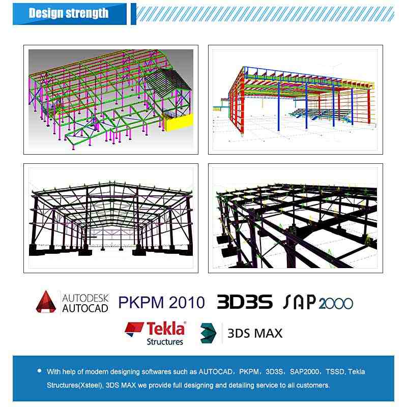 Structure 3D BIM Model in PKPM,AutoCAD,Tekla,3D3S,SAP2000,etc