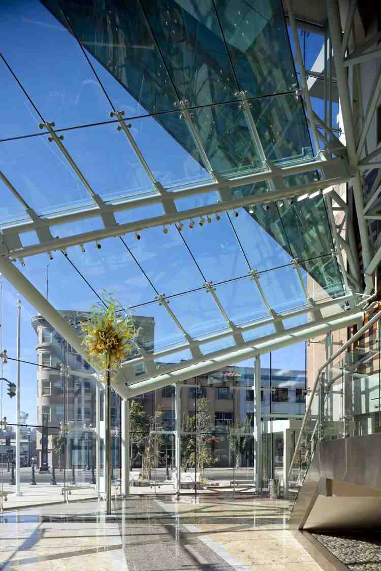 Atriums Point Supported Glass Façade Metal Works | Architecturally Exposed Steel