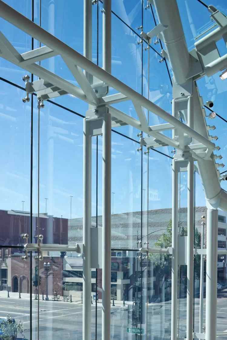 Atriums Point Supported Glass Façade Metal Works | Architecturally Exposed Steel