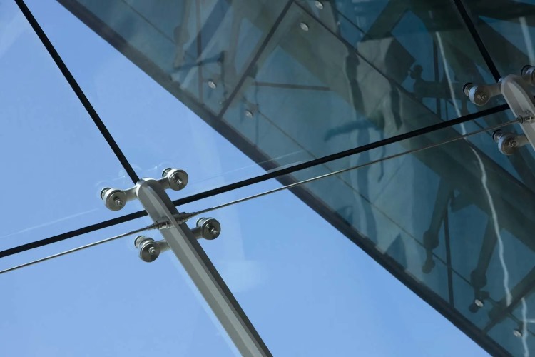 Atriums Point Supported Glass Façade Metal Works | Architecturally Exposed Steel