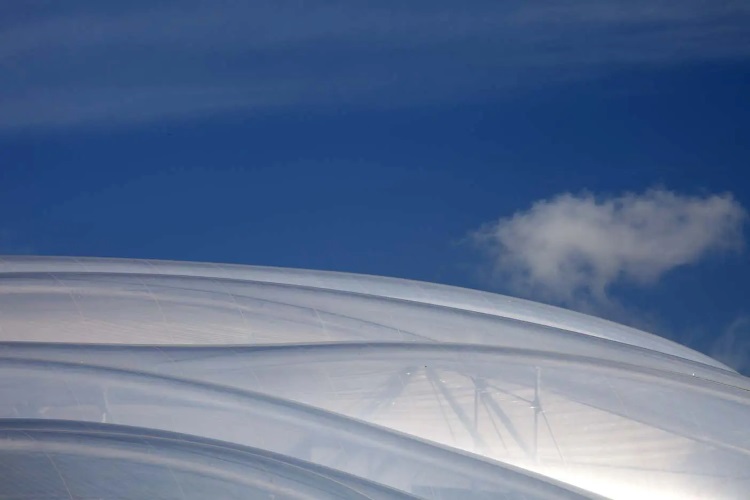 College Atrium ETFE Air Filled Pillows | Architecturally Exposed Steel