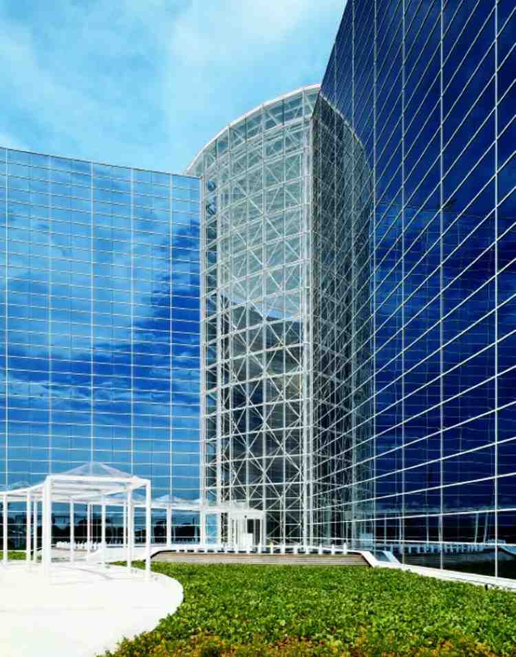 Large Span Domed skylight Atrium Space Frames | Architecturally Exposed Steel