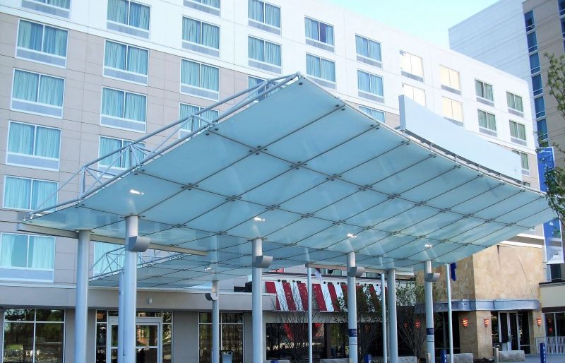 Porte_Cochere_Spaceframe_Steel_Structure_Walkway_Cantilever_Canopy_01