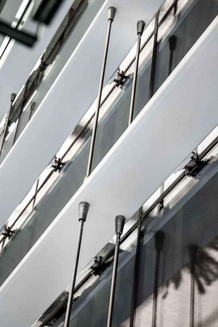 Tension Cable Edge Clamped Glass Atrium structure | Architecturally Exposed Steel