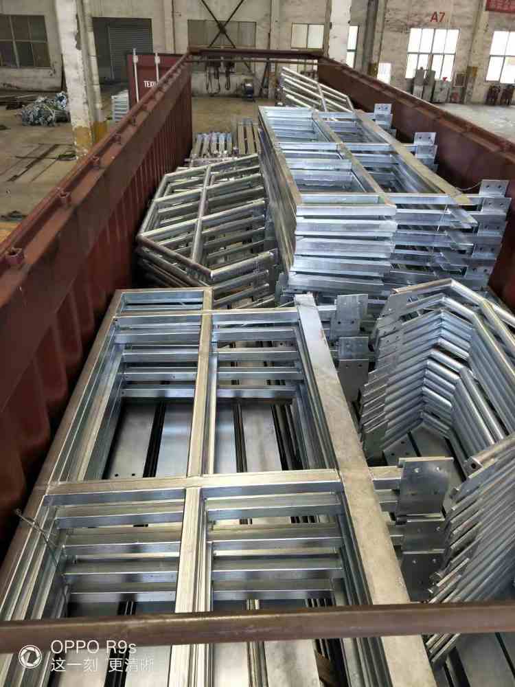 Container Reefer Rack Steel Scalffolding,Shuaiba Container Terminal,Kuwait: Structures Fabrication,Galvanization and Packing and Container Under-going 