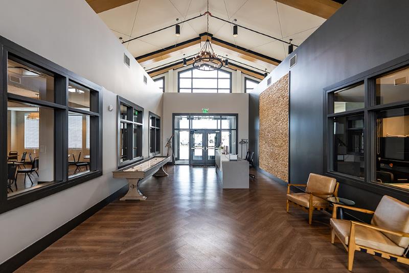 Commercial Steel Community Center Resort Buildings:Residential Apartment and Hotel Room Decoration-Lobby
