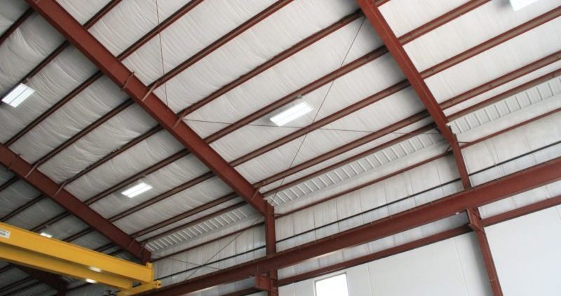 Metal Garage Building Insulation and Finishing Installation
