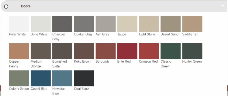 Metal_Building_Colors_6_Steel_Structure_Building_Doors_Gates_Color_Selection