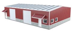 40x60 monitor style metal home (12x15m)