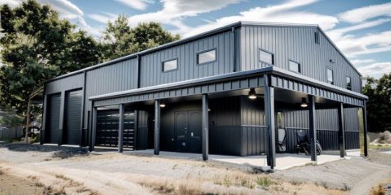 Shop House 60x40 with 3 Beds & 1,600 sq ft Workspace | 2, 3 & 4 Bedroom Kit Packages