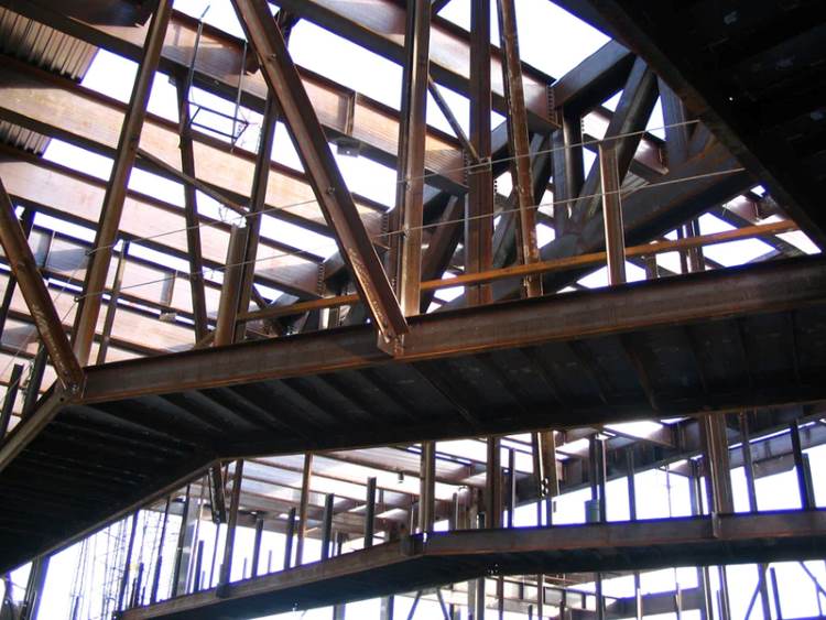 Showroom and Theater Podium Skirt Building Steel Structure for Wynn Resort Hotel