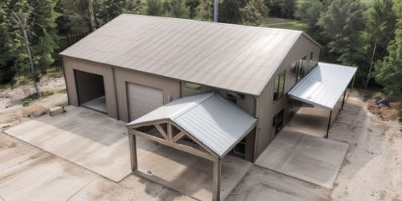 Steel Shouse Home 50x60 with 4 beds & 2,400 sq ft Workspace | ZHM Huawu Steel,China