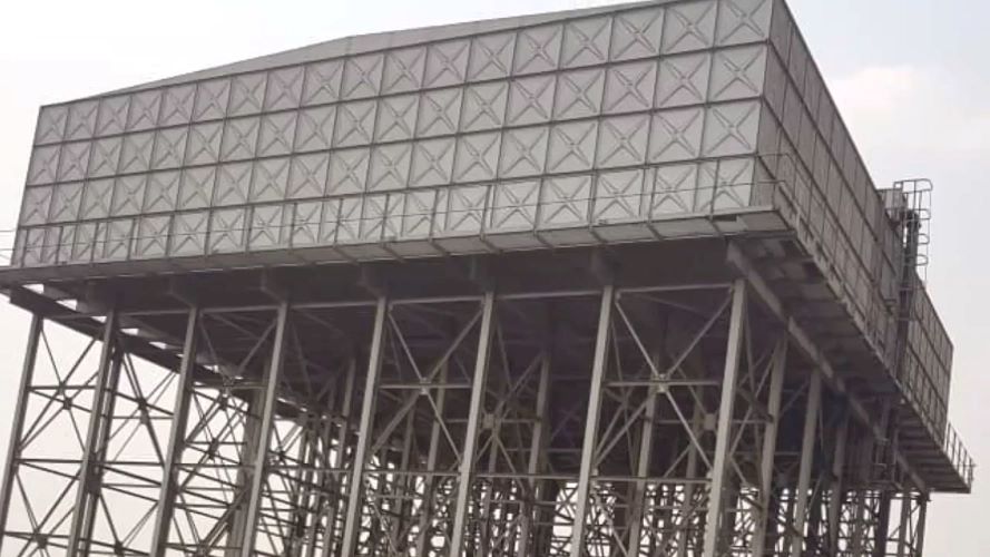 Elevated_Water_Tank_Steel_Towers_Hot_Dipped_Galvanized_Steel_Structures_05_Pressed_Water_Storage_tanks