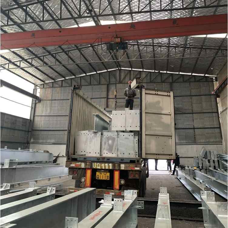 Elevated_Water_Tank_Steel_Towers_Hot_Dipped_Galvanized_Steel_Structures_07_Container_loading_Open_Top