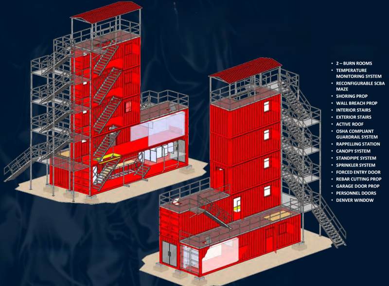 High Rise Fire Simulator Training Steel Building Liberia | Industrial Iron Ore Mines | ZHM,China Manufacturer Factory Supplier