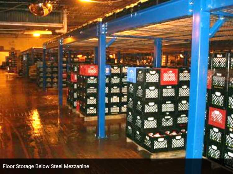 Warehouse_Steel_Mezzanine_Platform_Multi-Level_05_Floor-storage-below-steel-mezzanine