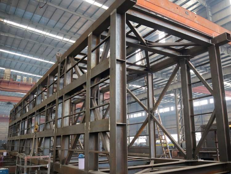 Steam_Turbine_House_Platform_Steel_Building_Power_Plant_JPL_India_14-Prefabricated-Heavy-Steel-Structure-Box-Frame-and-Platform